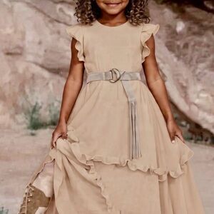 Joyfolie Mia Joy Imogene Maxi Dress in Sand - Size 5